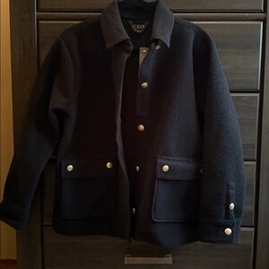J. Crew Black Jacket with Gold Accents